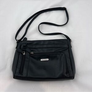 Elegant MultiSac Black Crossbody Bag for Women
